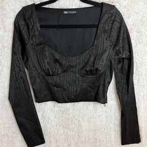 Zara Classic Black Top